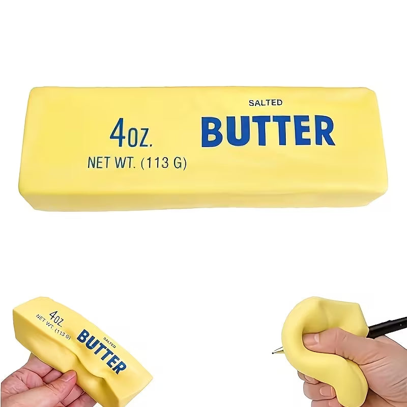 butter squishy yellow - Viral Yellow Butter Stick Squishy — Ultra-Soft Slow-Rise Fidget Toy